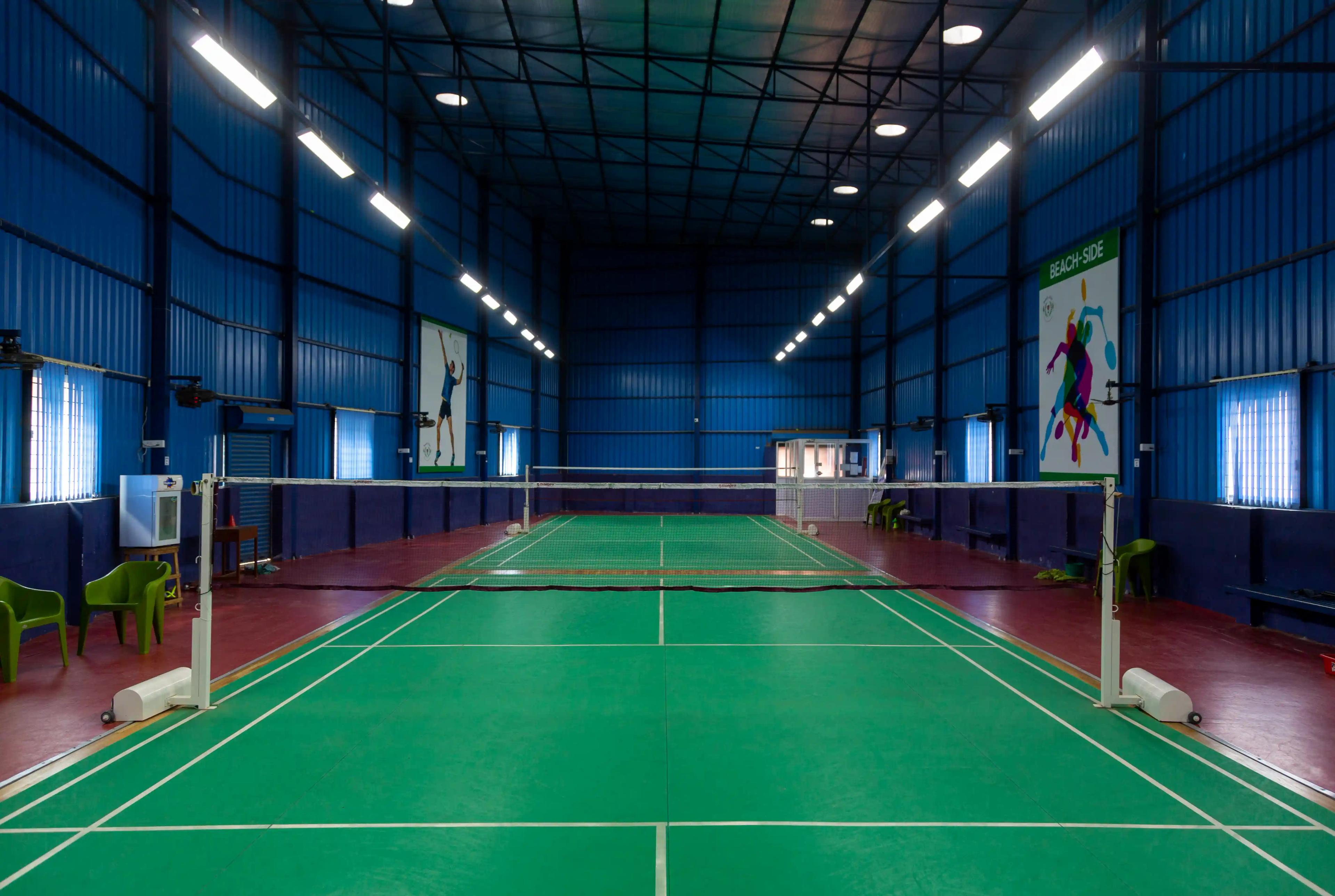 Indoor badminton court near me discount