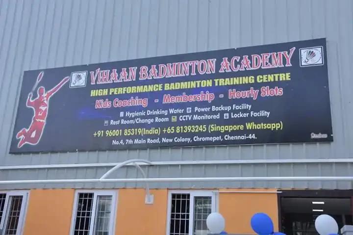 Vihaan Badminton academy, Chromepet, Chennai