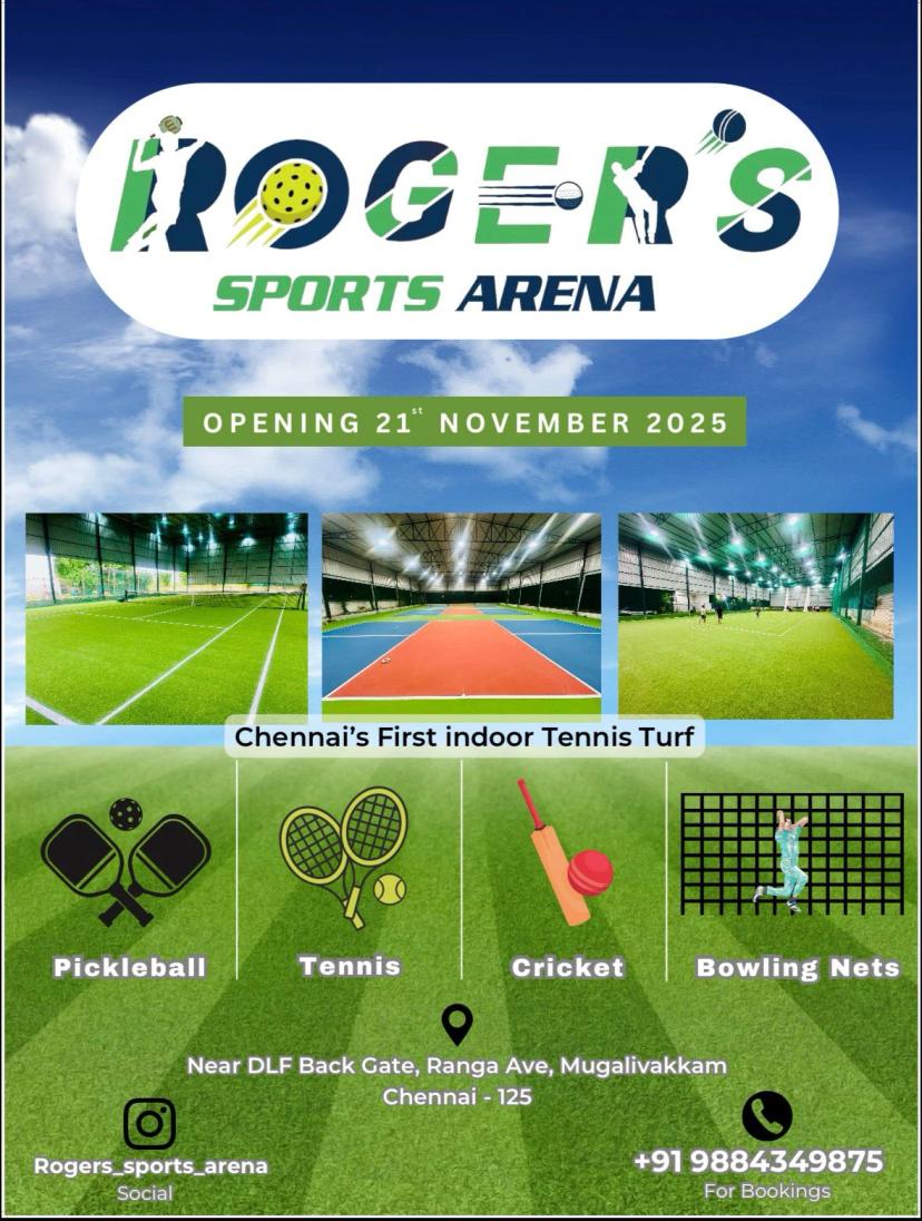 Rogers Sports Arena, Mugalivakkam, Chennai