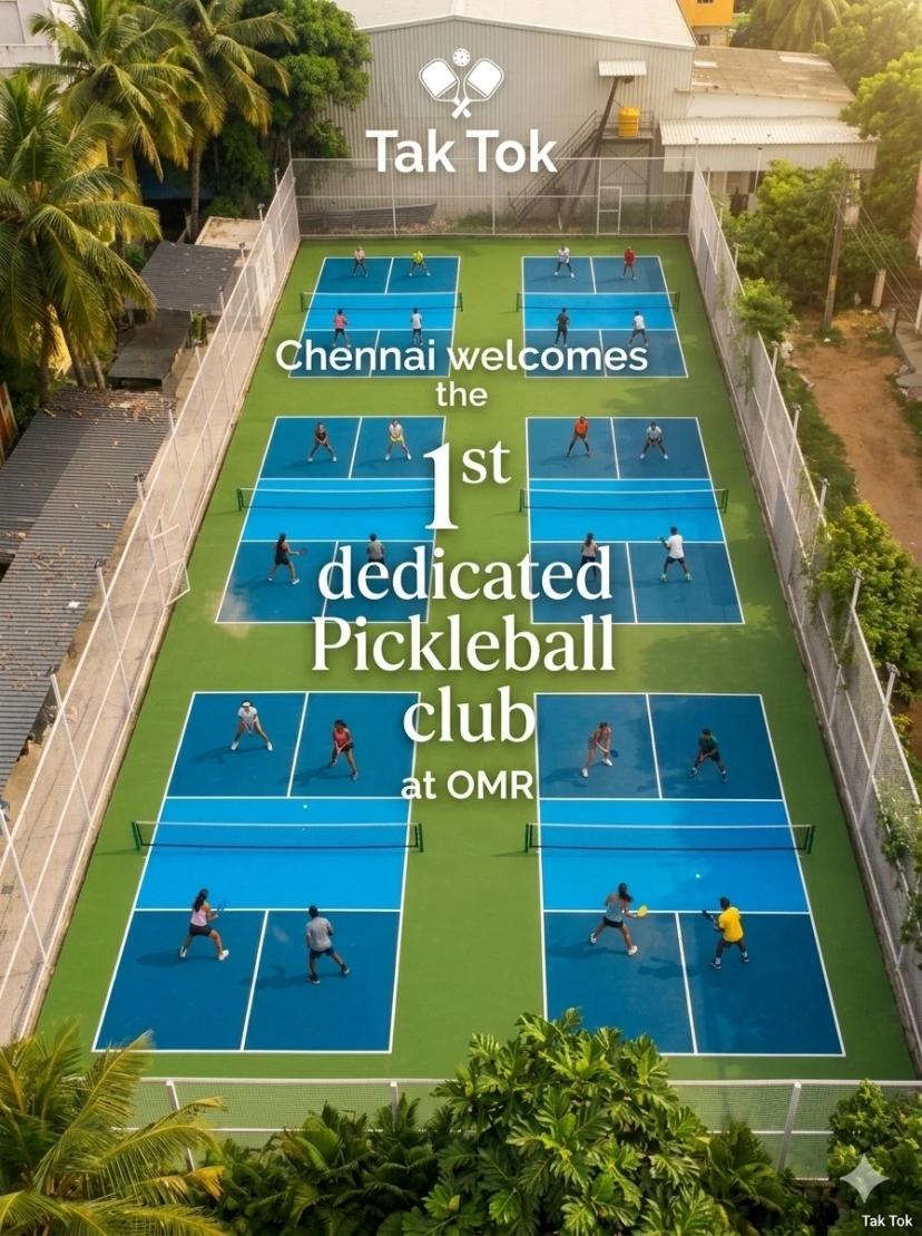 Tak Tok Rhythm of Pickleball, Thoraipakkam, Chennai
